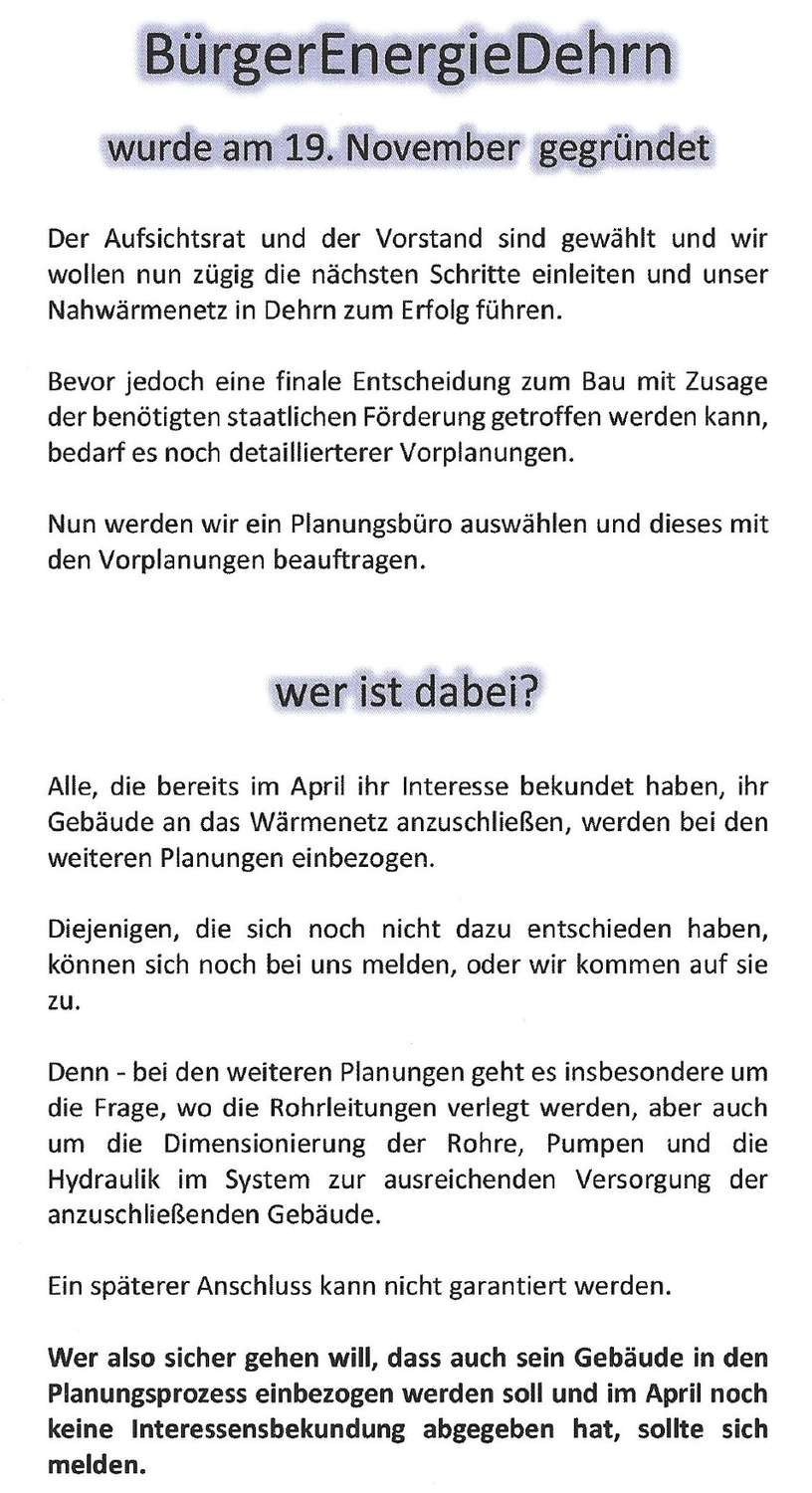 BürgerEnergie Dehrn von BürgerEnergieDehrn